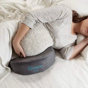 Pregnancy Pillow Wedge Belly Knee Support Maternity Plush Memory Foam Travel